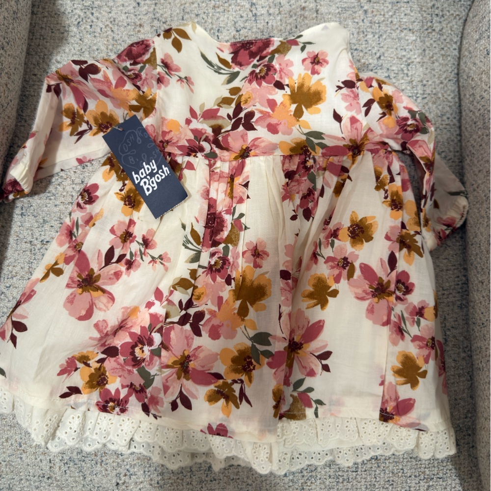 Baby Bash Floral Dress - Pink and Yellow
